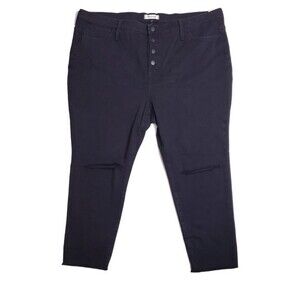 Madewell Petite 10" High-Rise Roadtripper Black Jeggings 37P